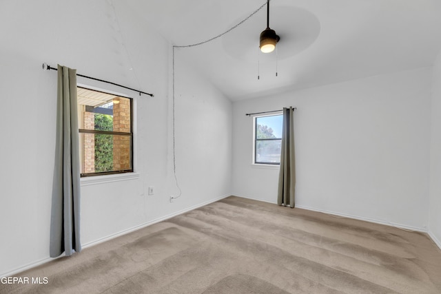724 Gary Ln, El Paso, TX 79922 - carpeted spare room with healthy amount of natural light, a ceiling fan, and baseboards