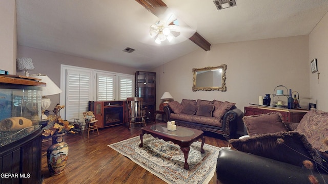 492 Country Oaks Dr, El Paso, TX 79932 - living room featuring ceiling fan and wood finished floors