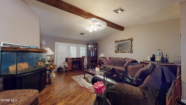 492 Country Oaks Dr, El Paso, TX 79932 - living area with ceiling fan and wood finished floors