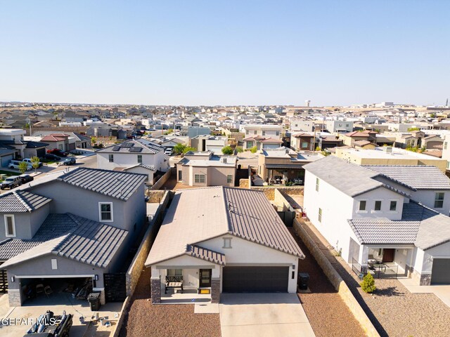 12805 Epsom Dr, Horizon City, TX 79928 - aerial perspective of suburban area