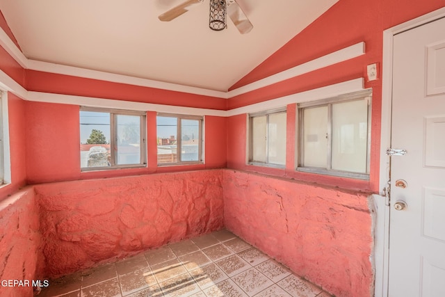 2712 Federal Ave, El Paso, TX 79930 - unfurnished sunroom featuring vaulted ceiling