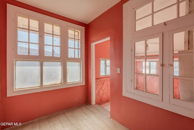 2712 Federal Ave, El Paso, TX 79930 - unfurnished sunroom featuring plenty of natural light and french doors