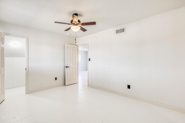 13090 Socorro Rd, San Elizario, TX 79849 - spare room with a ceiling fan and baseboards
