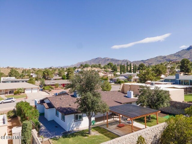 6504 Camino Fuente Dr, El Paso, TX 79912 - mountain view with nearby suburban area