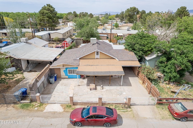 363 Ontiveros St, El Paso, TX 79932 - aerial view of property and surrounding area