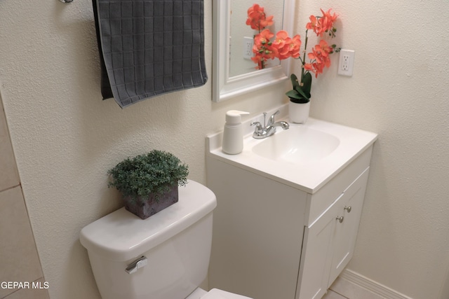 10544 Olga St, El Paso, TX 79924 - bathroom with vanity and toilet