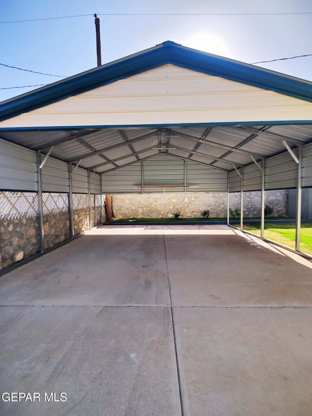 10077 Kirwood St, El Paso, TX 79924 - view of car parking with a carport