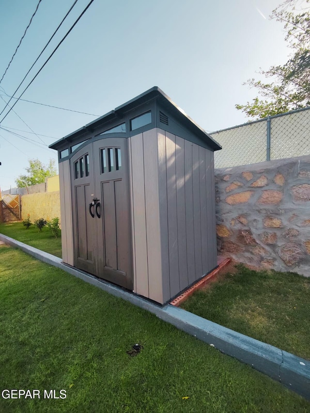 10077 Kirwood St, El Paso, TX 79924 - view of shed