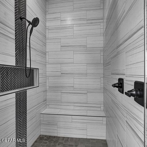 7363 Cimarron Rim Dr, El Paso, TX 79911 - full bath with tiled shower