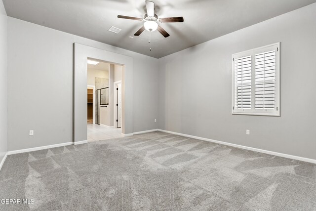 12287 Houghton Spgs, Horizon City, TX 79928 - carpeted empty room with a ceiling fan and baseboards