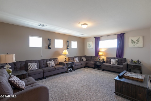 12301 Desert Heights Ct, El Paso, TX 79938 - living room with carpet floors