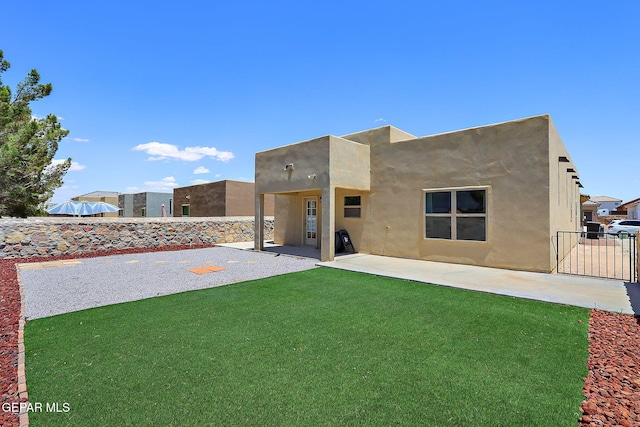 533 Cedarwood Ave, El Paso, TX 79928 - rear view of property with a patio and stucco siding