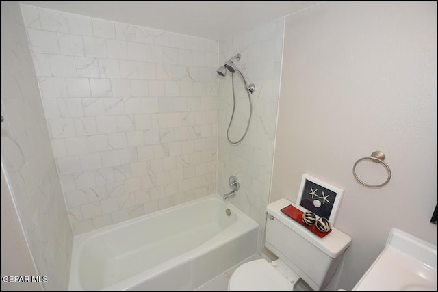 212 Paso Noble Dr, El Paso, TX 79912 - full bath featuring toilet and shower / washtub combination