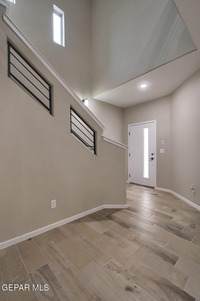 3800 Course, El Paso, TX 79938 - foyer with light wood finished floors and recessed lighting