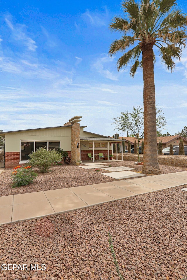 4012 Hastings Dr, El Paso, TX 79903 - view of front of house with concrete driveway
