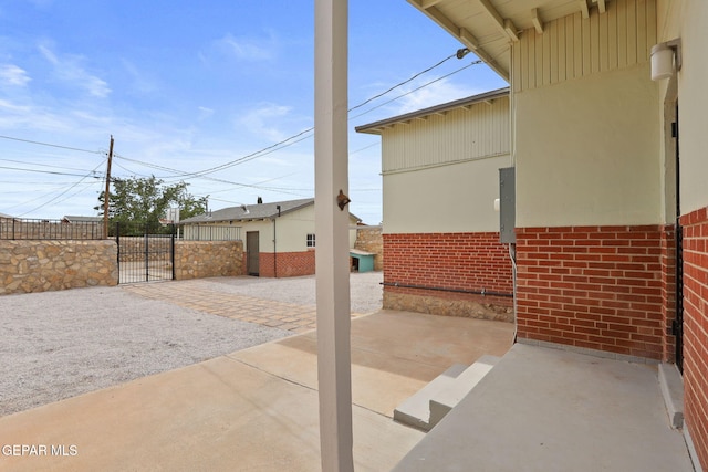 4012 Hastings Dr, El Paso, TX 79903 - view of patio with a gate