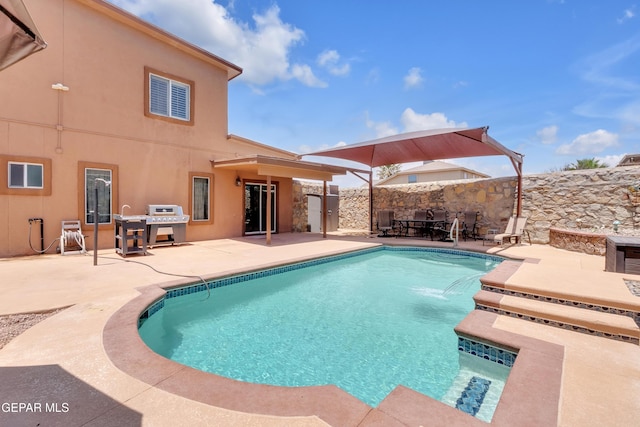 532 Gentry Way, El Paso, TX 79928 - view of swimming pool with a patio