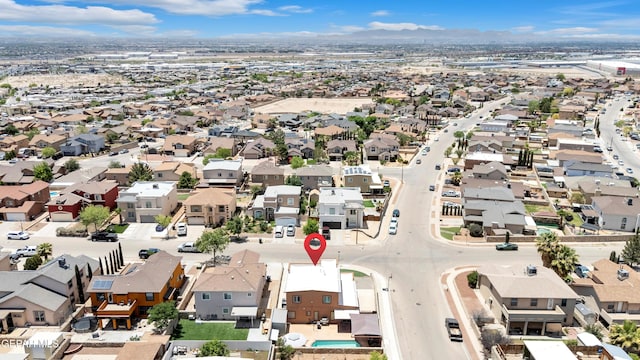 532 Gentry Way, El Paso, TX 79928 - aerial view of property and surrounding area featuring nearby suburban area