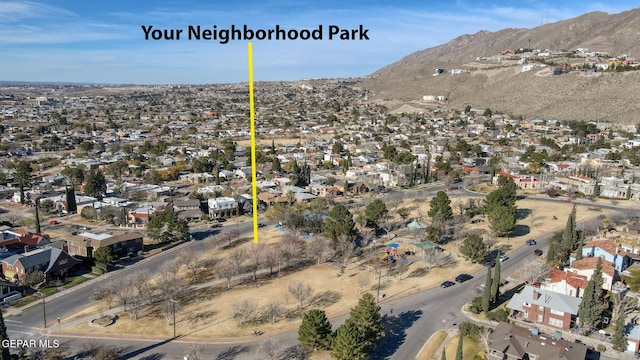 3408 Stanton St 233179, El Paso, TX 79902 - view of property location featuring a mountain backdrop and nearby suburban area