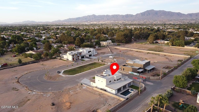 820 W Gate, El Paso, TX 79932 - aerial overview of property's location featuring mountains