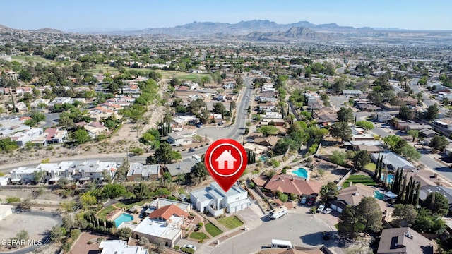 6008 Camino Alegre Dr, El Paso, TX 79912 - view of property location featuring nearby suburban area and mountains