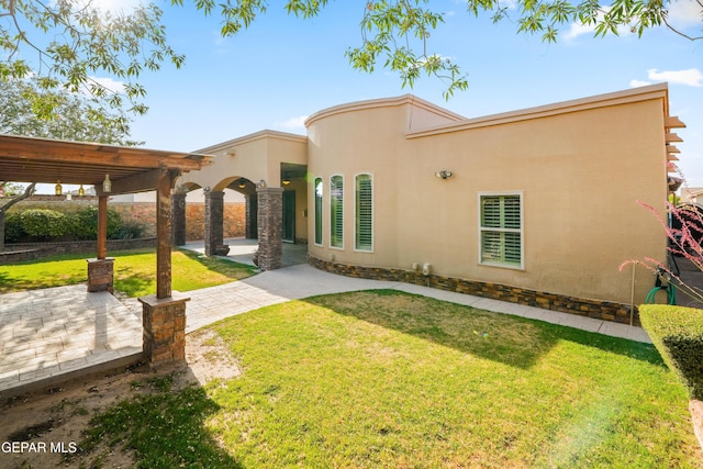14624 Long Shadow Ave, El Paso, TX 79938 - view of front of property with a patio area and stucco siding