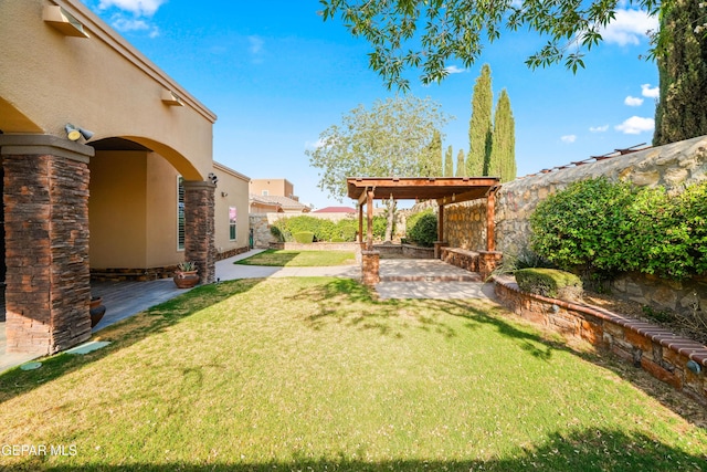 14624 Long Shadow Ave, El Paso, TX 79938 - view of yard featuring a patio area