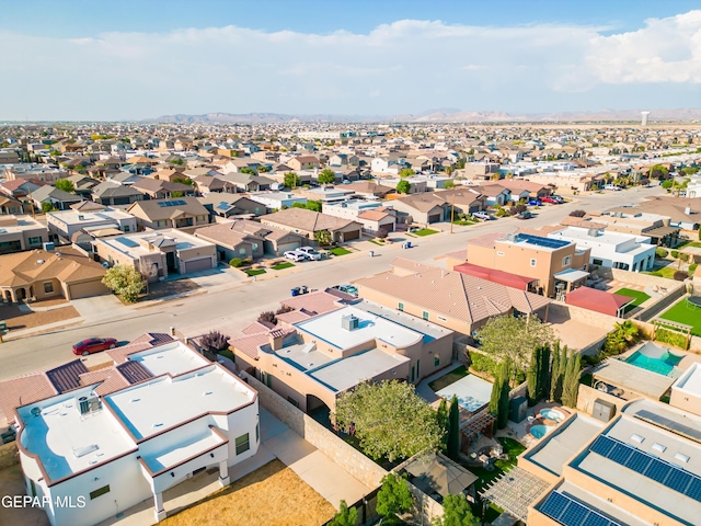 14624 Long Shadow Ave, El Paso, TX 79938 - aerial perspective of suburban area with a mountainous background