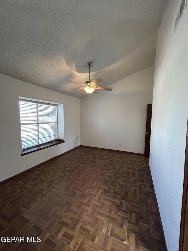 6061 Bridalveil Dr, El Paso, TX 79924 - empty room featuring a ceiling fan and baseboards