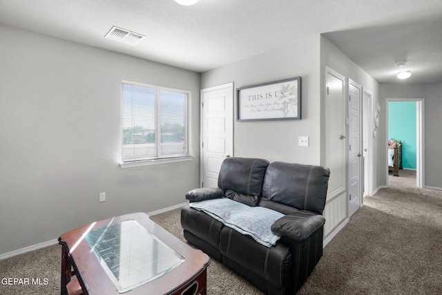 11562 Flor Gloriosa Dr, Socorro, TX 79927 - sitting room with carpet and baseboards