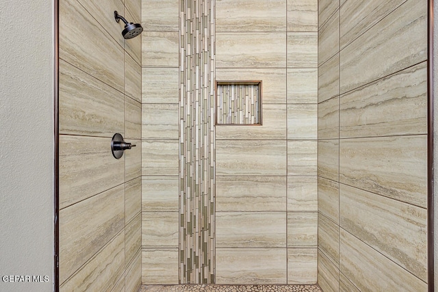 1861 War Path Dr, El Paso, TX 79911 - bathroom featuring a tile shower