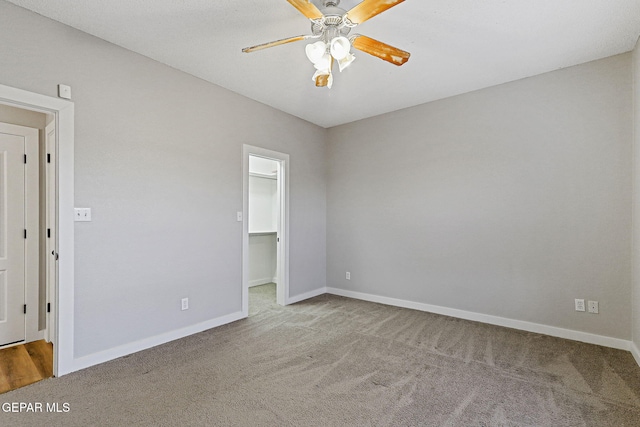5965 Katelyn Gray Cir, El Paso, TX 79924 - carpeted empty room featuring a ceiling fan and baseboards