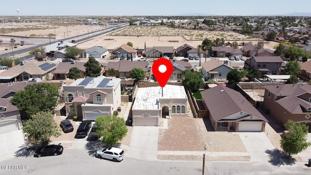 14156 Warren Belin Dr, Horizon City, TX 79928 - aerial perspective of suburban area