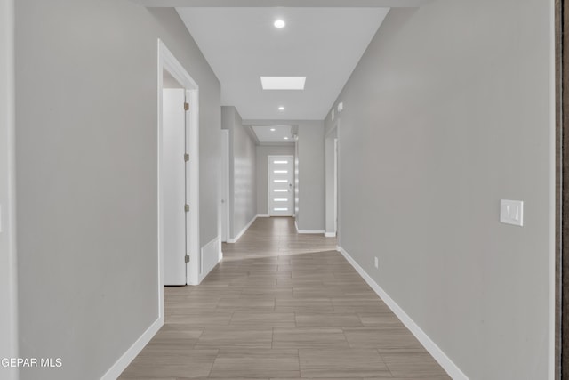 2174 Enchanted Crest Dr, El Paso, TX 79911 - corridor with baseboards and recessed lighting
