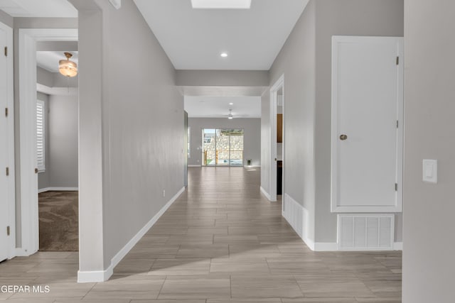 2174 Enchanted Crest Dr, El Paso, TX 79911 - hallway with baseboards and recessed lighting