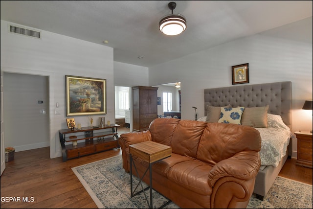 4490 Shadow Willow Dr, El Paso, TX 79922 - bedroom featuring wood finished floors and baseboards