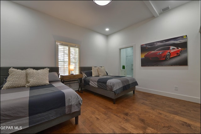 4490 Shadow Willow Dr, El Paso, TX 79922 - bedroom featuring wood finished floors, baseboards, and recessed lighting