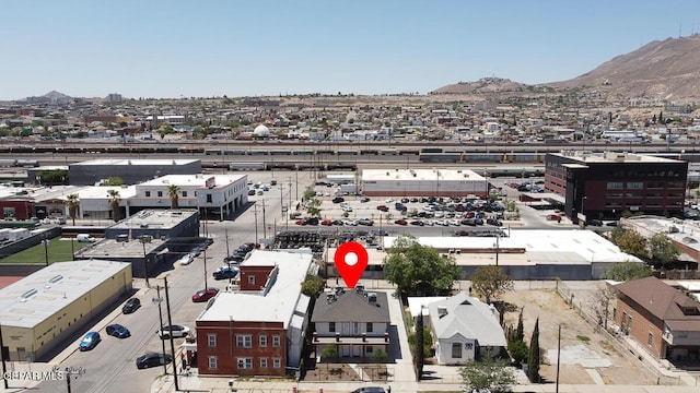 1107 Myrtle Ave A-D, Unit A-D, El Paso, TX 79901 - aerial view of a mountainous background