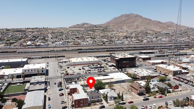 1107 Myrtle Ave A-D, Unit A-D, El Paso, TX 79901 - drone / aerial view of a mountainous background