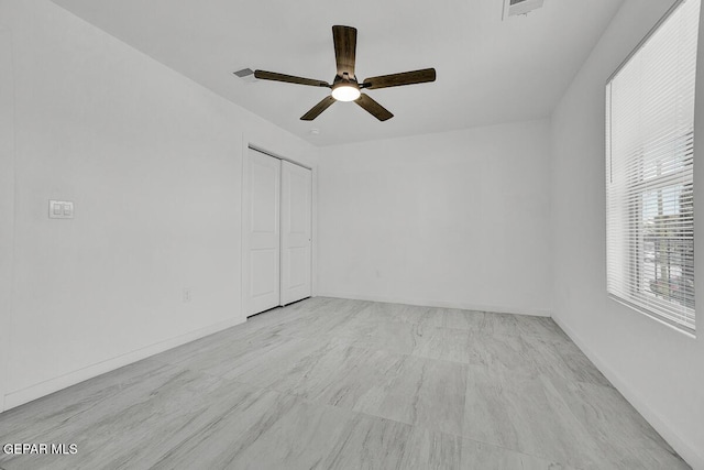 1107 Myrtle Ave A-D, Unit A-D, El Paso, TX 79901 - unfurnished room featuring ceiling fan and baseboards