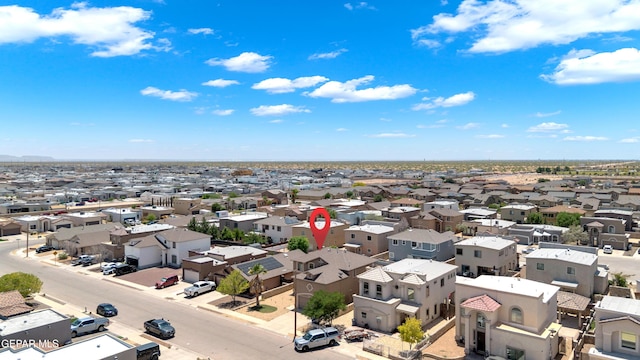 14378 N Cave Dr, El Paso, TX 79938 - aerial perspective of suburban area