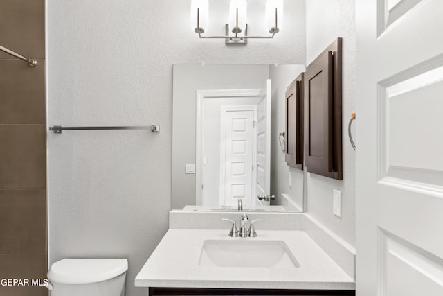 13905 Summer Hail Ave, Horizon City, TX 79928 - bathroom with toilet and vanity
