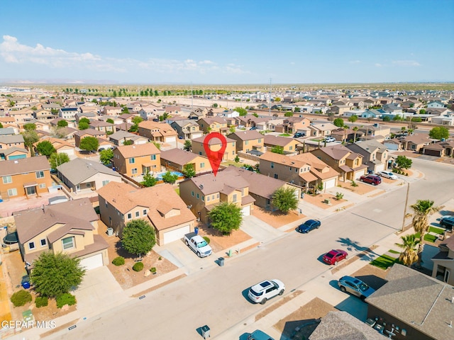 2216 Azure Point Ave, El Paso, TX 79938 - aerial perspective of suburban area