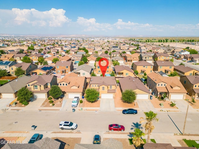 2216 Azure Point Ave, El Paso, TX 79938 - aerial perspective of suburban area