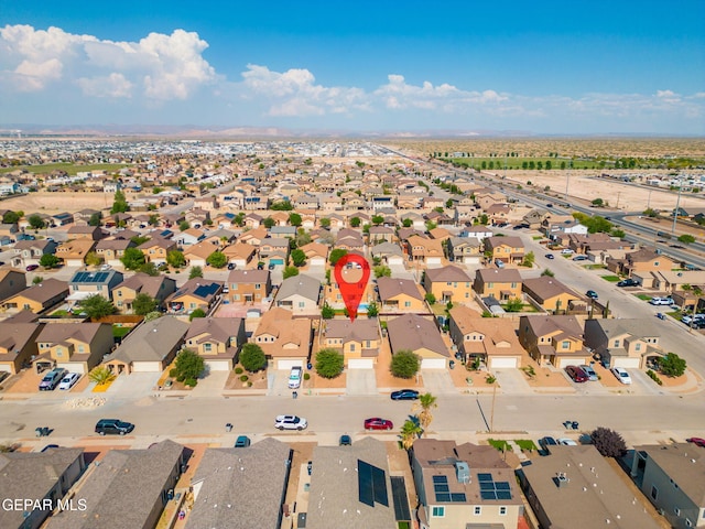 2216 Azure Point Ave, El Paso, TX 79938 - aerial view of property and surrounding area featuring nearby suburban area