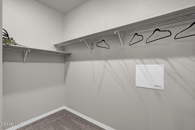 3936 Aspiration, El Paso, TX 79938 - walk in closet featuring dark carpet
