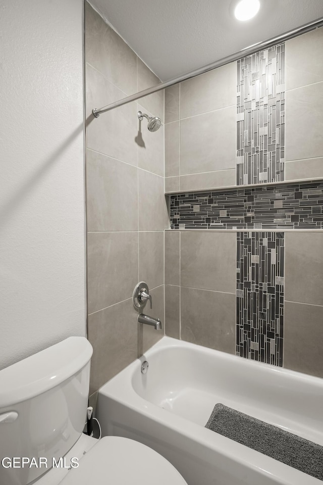 1669 Sam Dominguez, El Paso, TX 79928 - full bathroom with toilet and shower / washtub combination