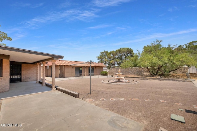 1126 Loma Verde Dr, El Paso, TX 79936 - view of yard with a patio