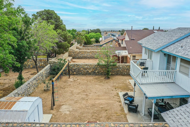 4521 Loma De Plata Dr, El Paso, TX 79934 - view of yard featuring a patio and a residential view