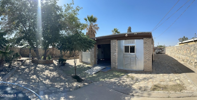 7800 Monterrey Dr, El Paso, TX 79915 - view of shed with a fenced backyard
